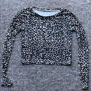 Zara cheetah / leopard long sleeve